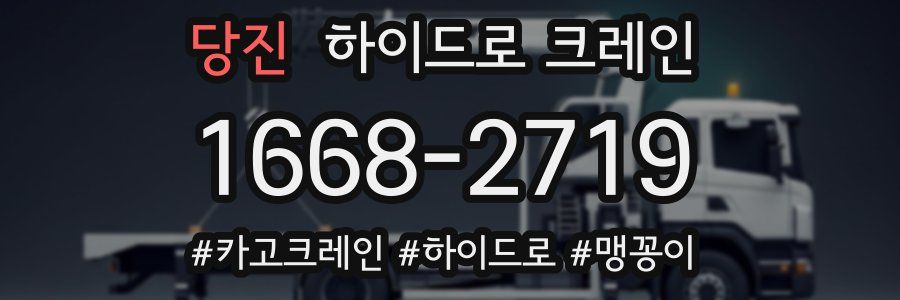 당진 하이드로 크레인