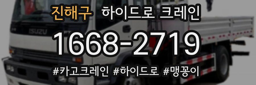 진해구 하이드로 크레인