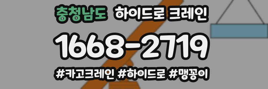 충청남도 하이드로 크레인