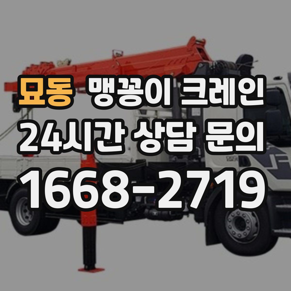 묘동 맹꽁이 크레인