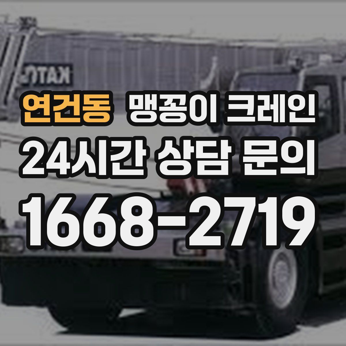 연건동 맹꽁이 크레인