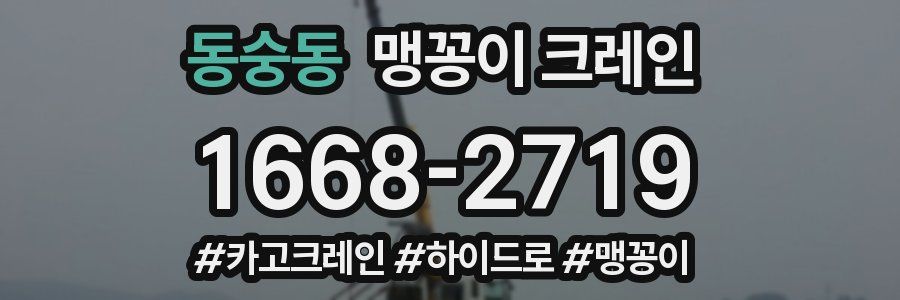 동숭동 맹꽁이 크레인