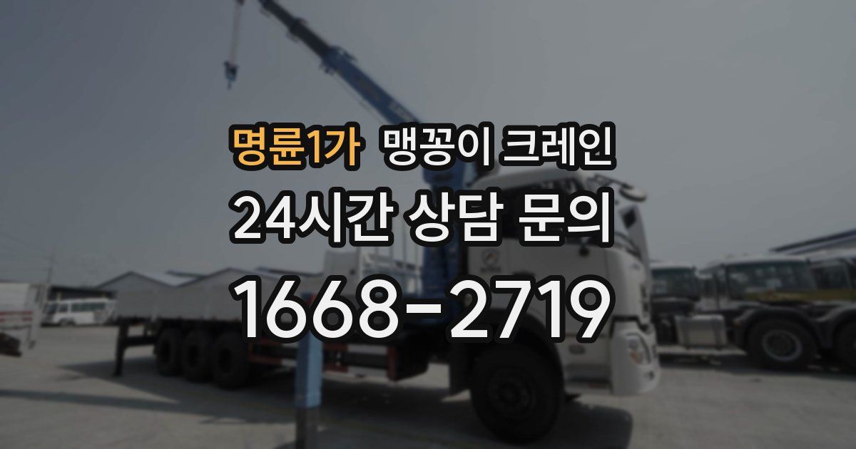 명륜1가 맹꽁이 크레인