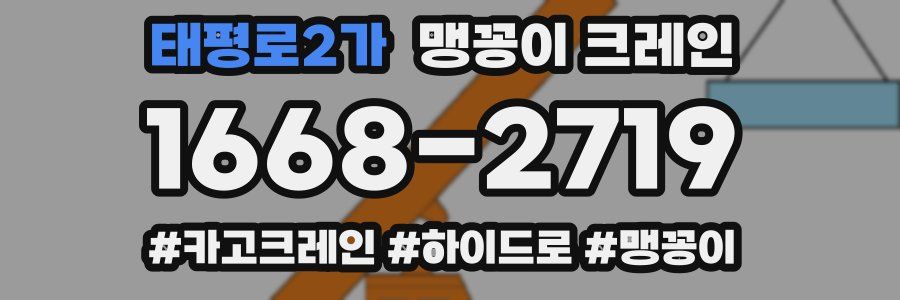 태평로2가 맹꽁이 크레인