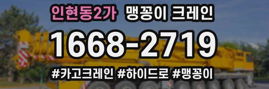 인현동2가 맹꽁이 크레인