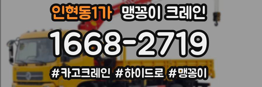 인현동1가 맹꽁이 크레인