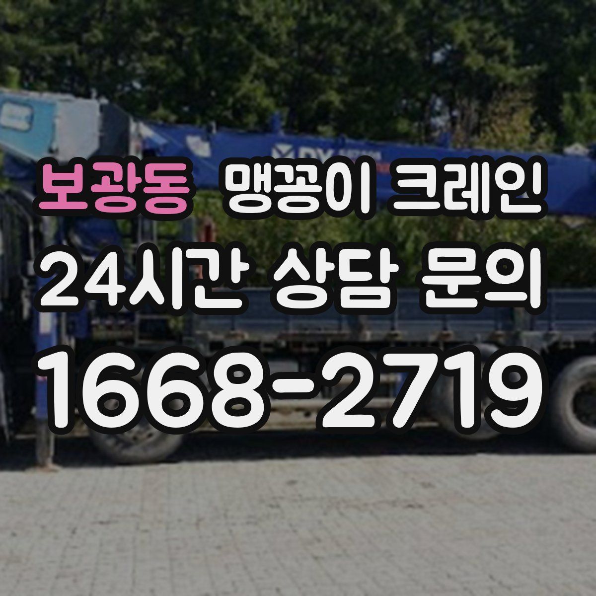 보광동 맹꽁이 크레인