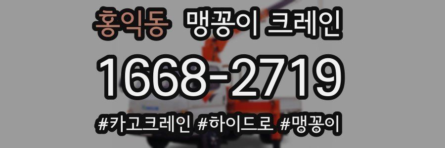 홍익동 맹꽁이 크레인