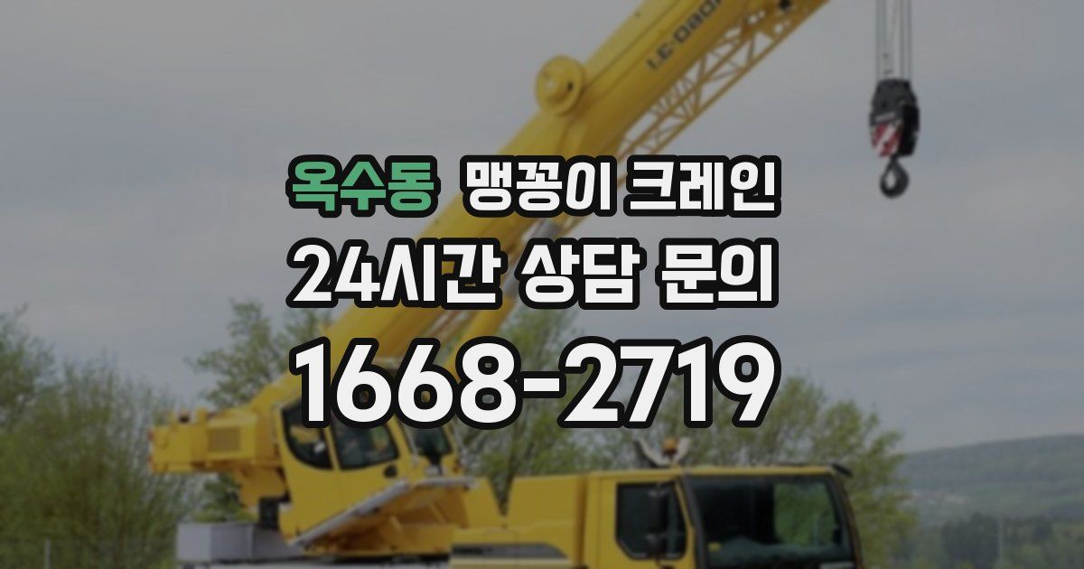 옥수동 맹꽁이 크레인