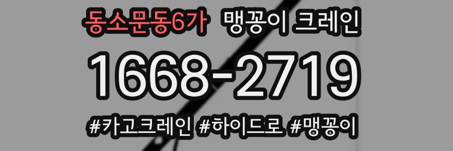 동소문동6가 맹꽁이 크레인