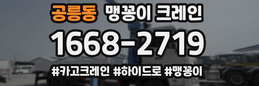 공릉동 맹꽁이 크레인