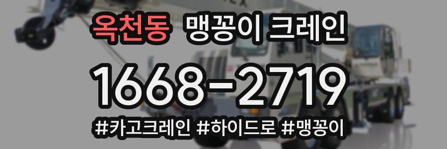옥천동 맹꽁이 크레인
