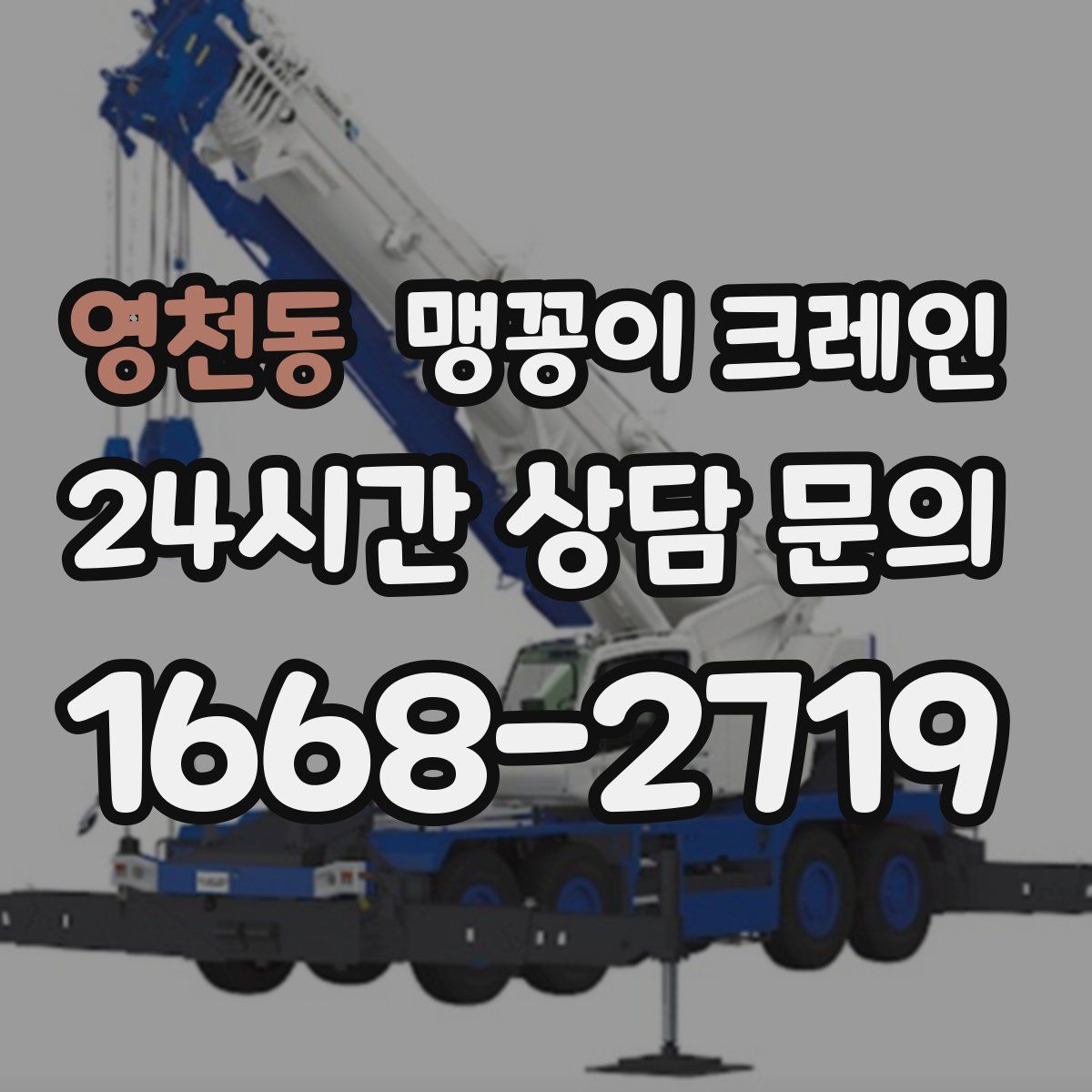 영천동 맹꽁이 크레인