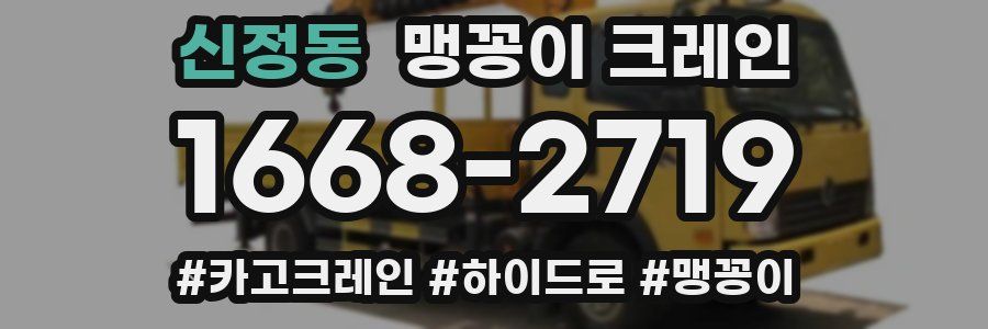 신정동 맹꽁이 크레인