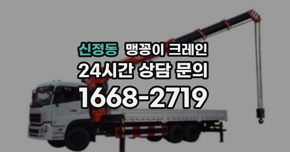 신정동 맹꽁이 크레인
