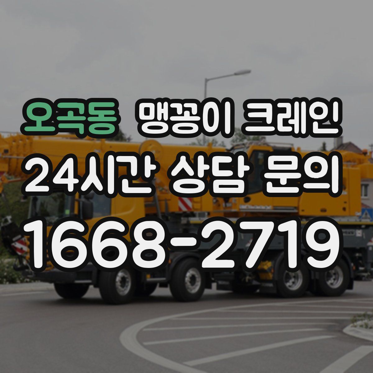 오곡동 맹꽁이 크레인