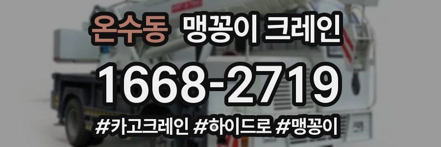 온수동 맹꽁이 크레인