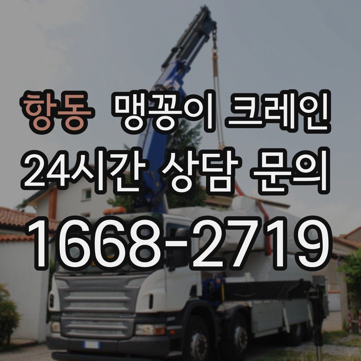 항동 맹꽁이 크레인 진입로에 전선·간판이 있을 때 주의사항