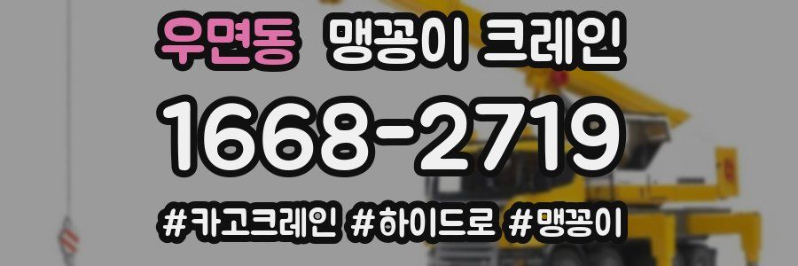 우면동 맹꽁이 크레인