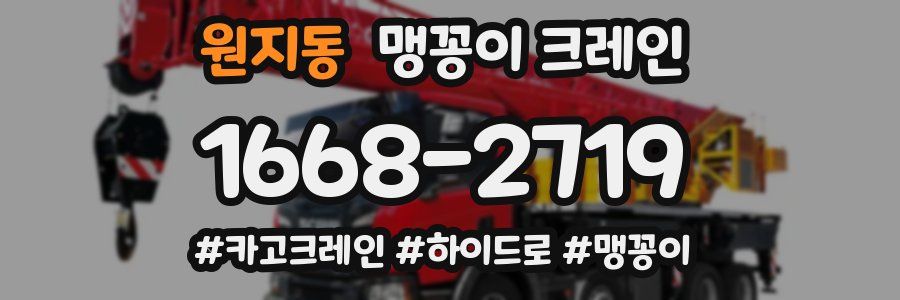원지동 맹꽁이 크레인