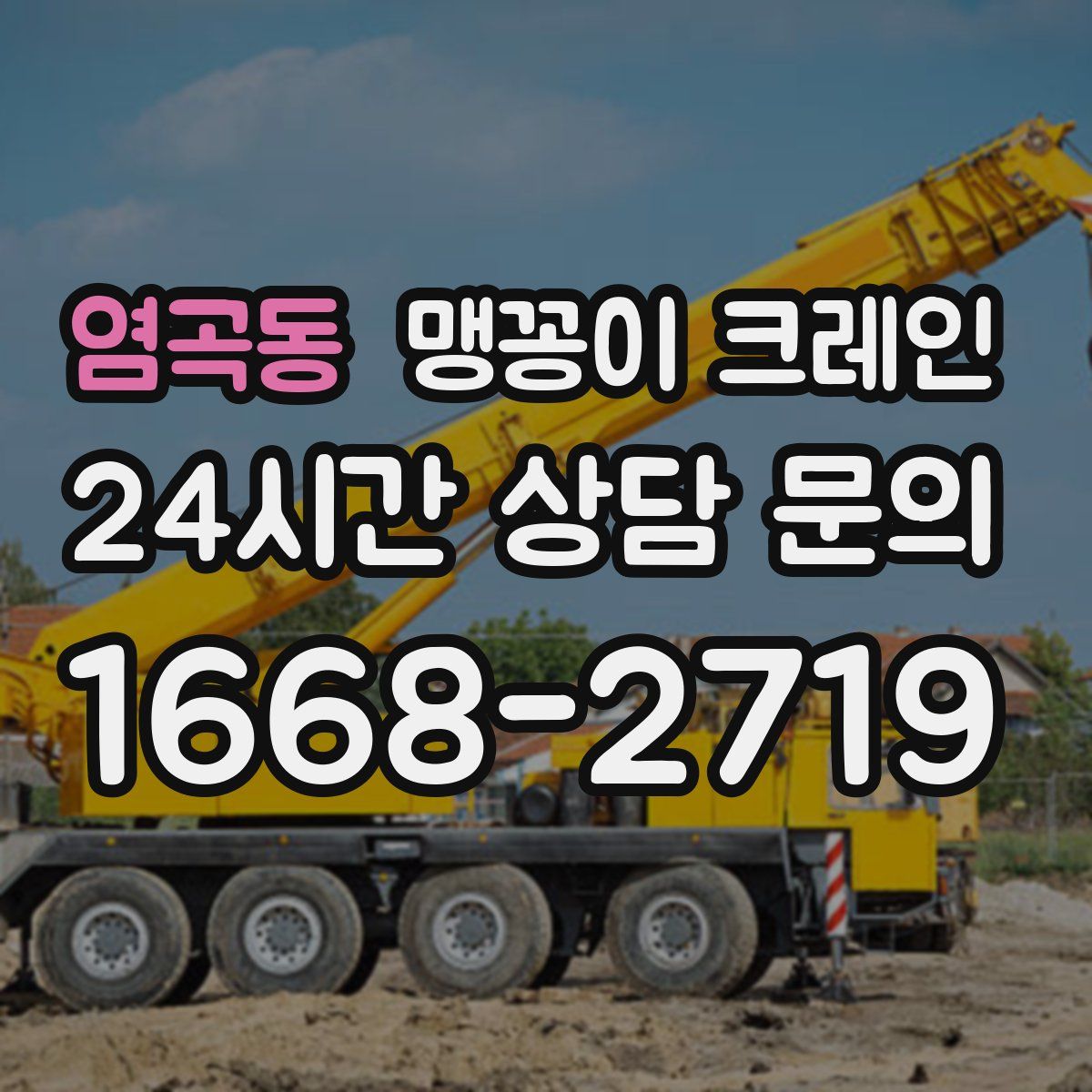 염곡동 맹꽁이 크레인