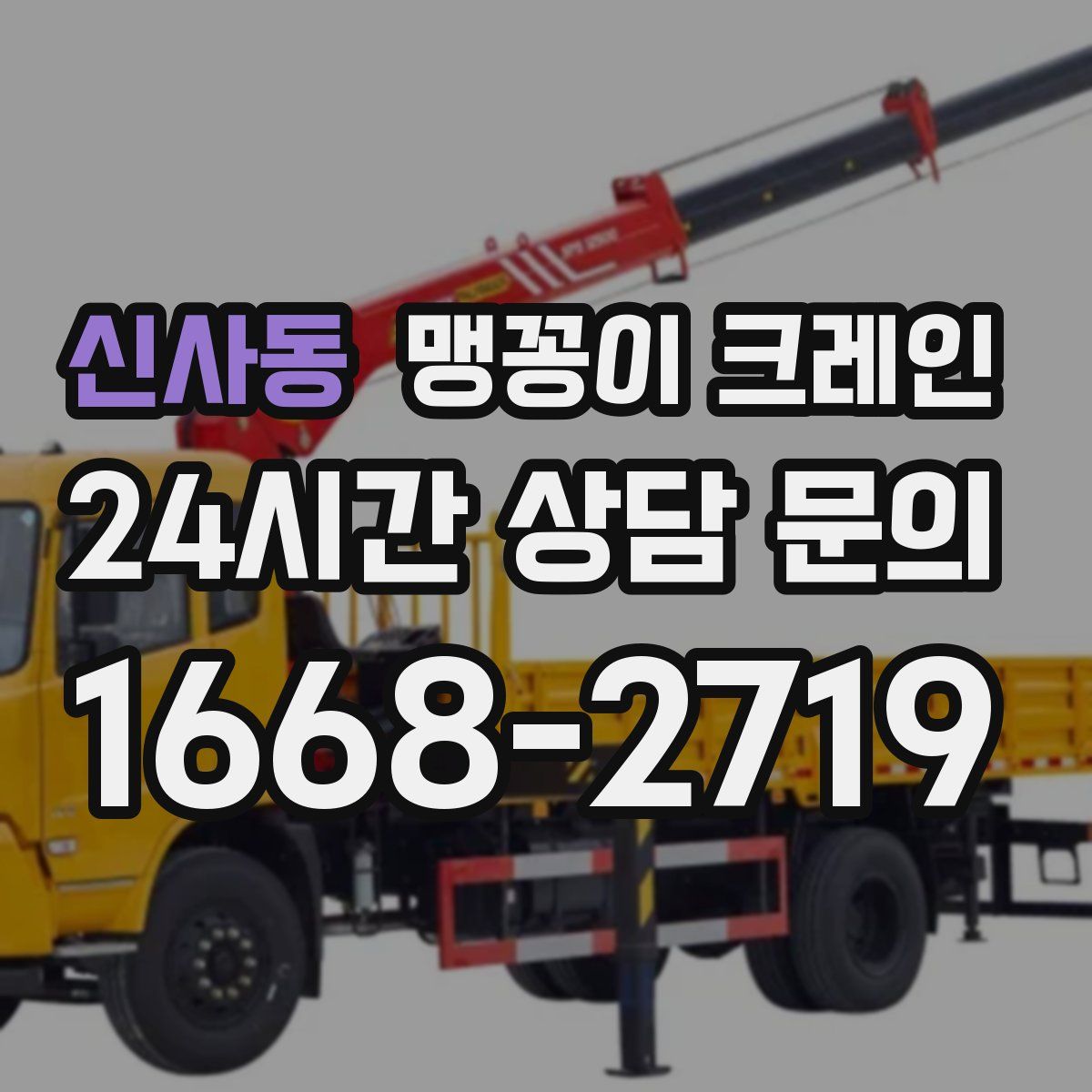 신사동 맹꽁이 크레인