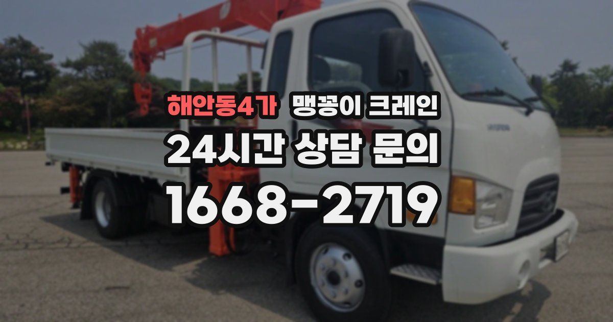 해안동4가 맹꽁이 크레인