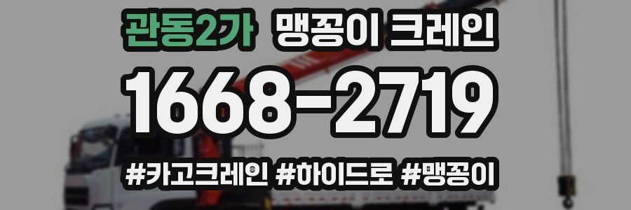 관동2가 맹꽁이 크레인
