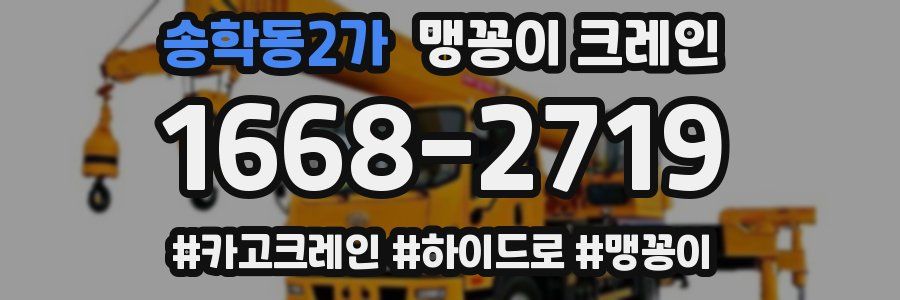 송학동2가 맹꽁이 크레인