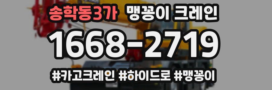 송학동3가 맹꽁이 크레인