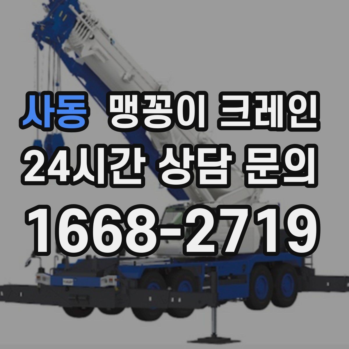 사동 맹꽁이 크레인 컨테이너 내부 장비 반입에 적합한 이유