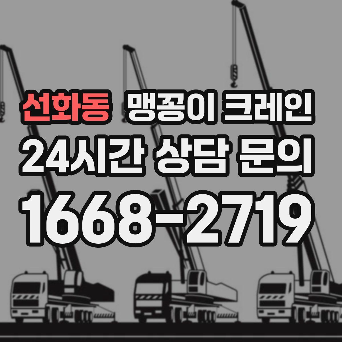 선화동 맹꽁이 크레인