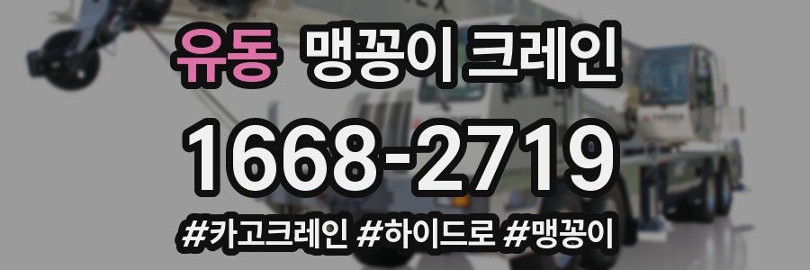 유동 맹꽁이 크레인
