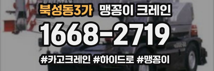북성동3가 맹꽁이 크레인