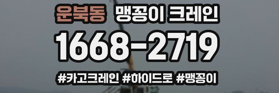 운북동 맹꽁이 크레인