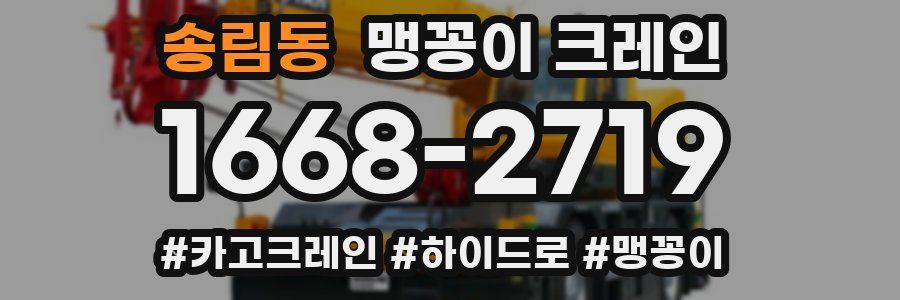 송림동 맹꽁이 크레인