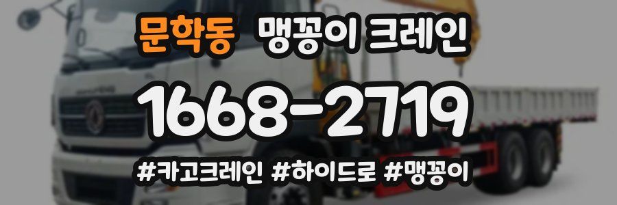 문학동 맹꽁이 크레인