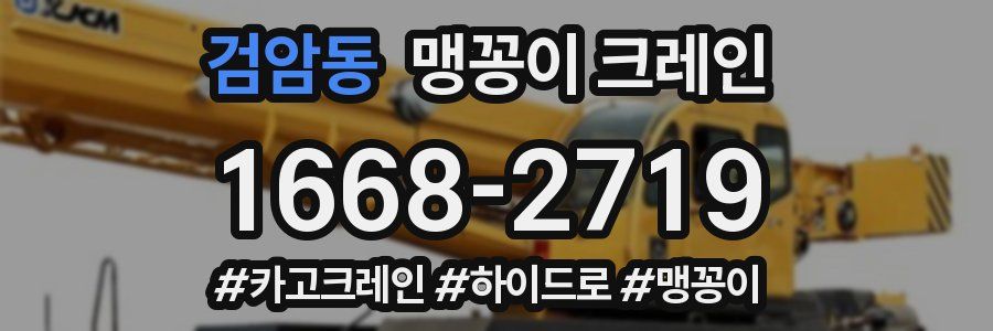 검암동 맹꽁이 크레인