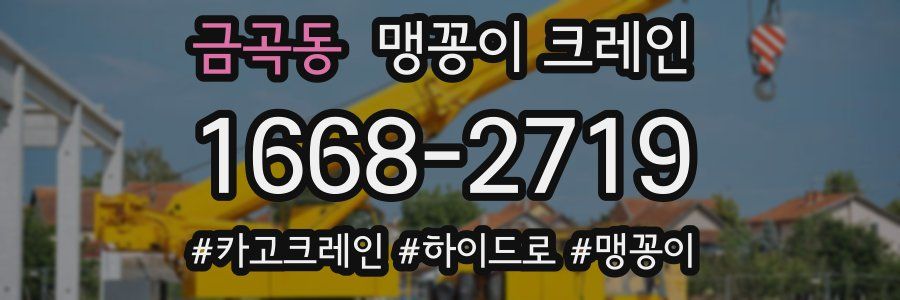 금곡동 맹꽁이 크레인