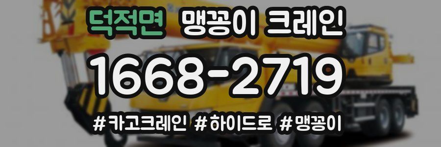 덕적면 맹꽁이 크레인