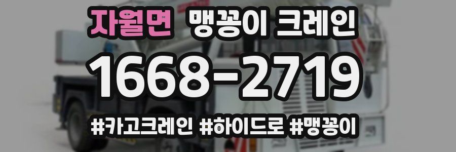 자월면 맹꽁이 크레인