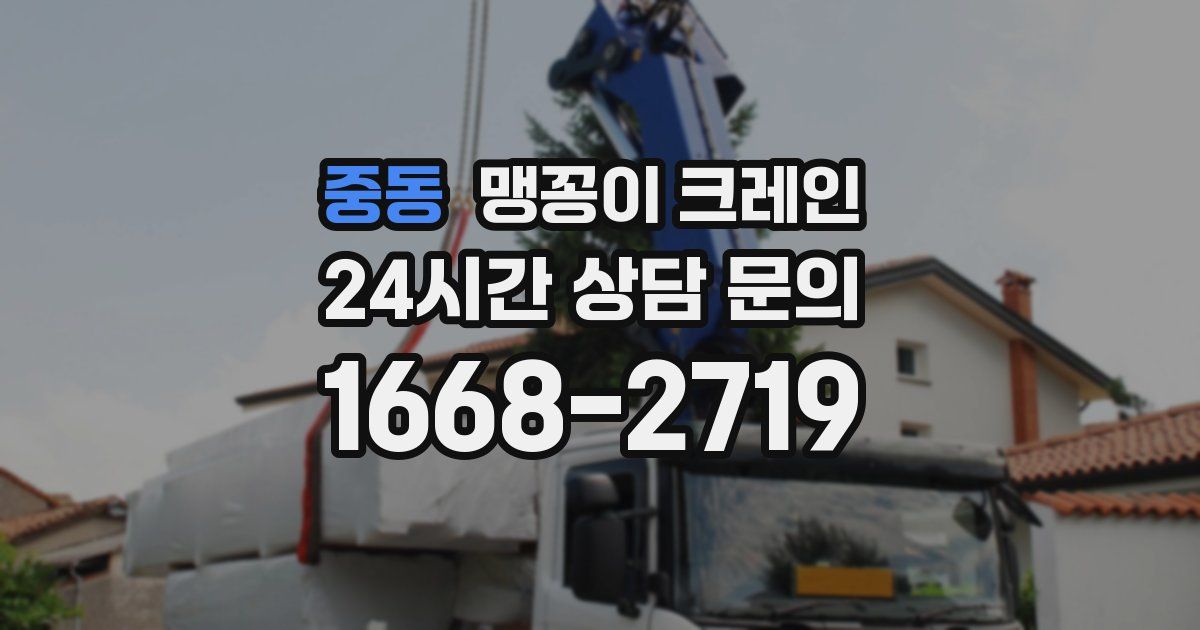 중동 맹꽁이 크레인