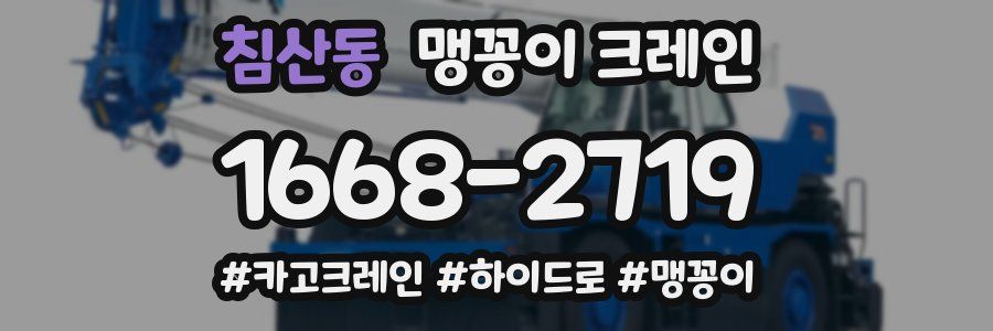 침산동 맹꽁이 크레인