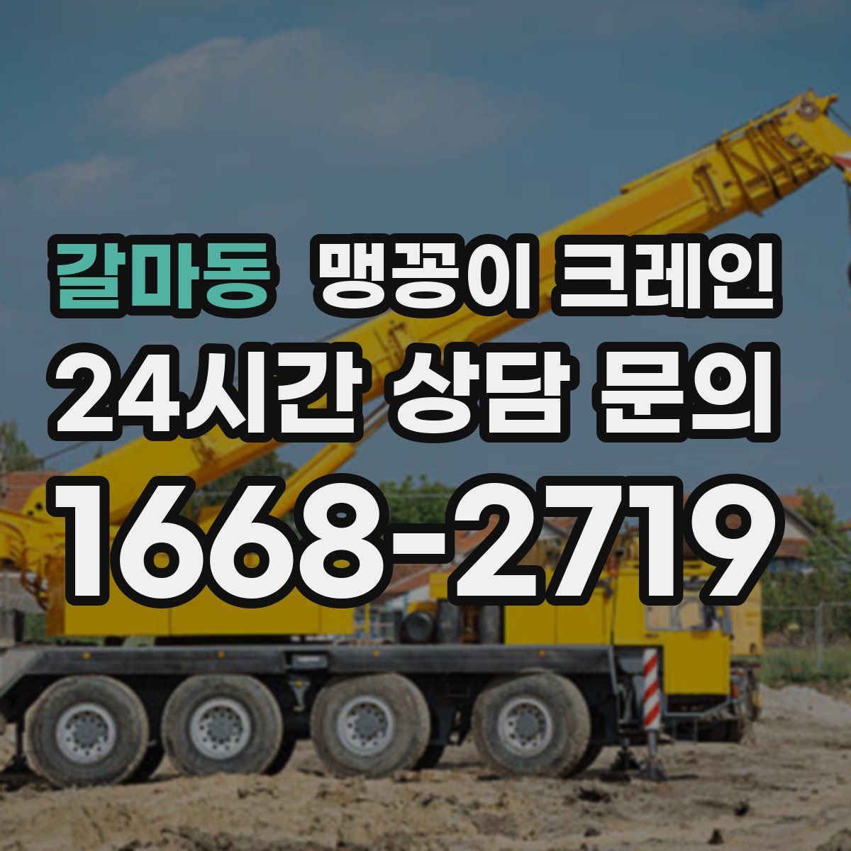 갈마동 맹꽁이 크레인