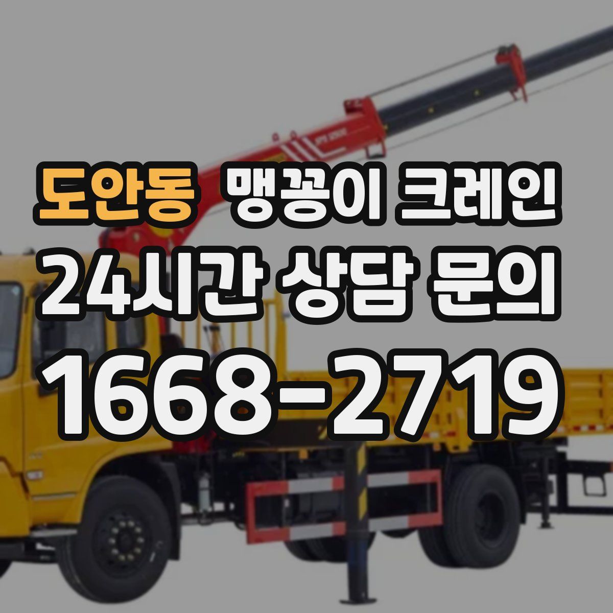 도안동 맹꽁이 크레인