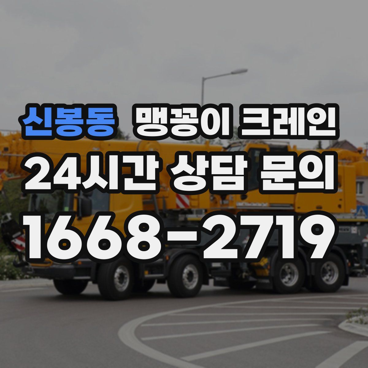 신봉동 맹꽁이 크레인