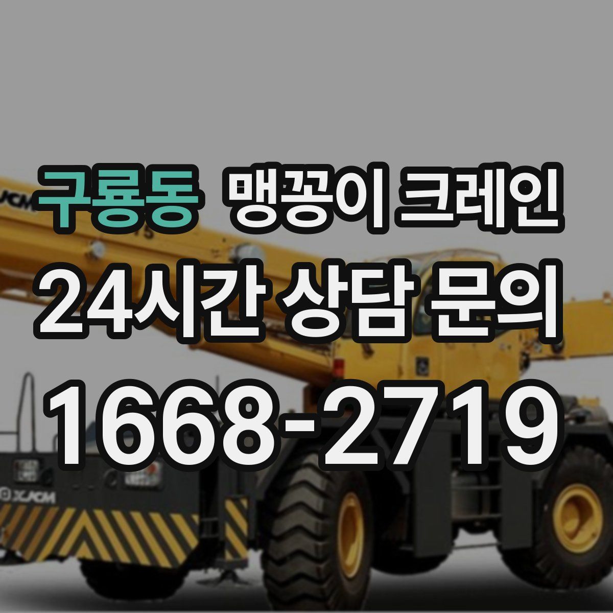 구룡동 맹꽁이 크레인