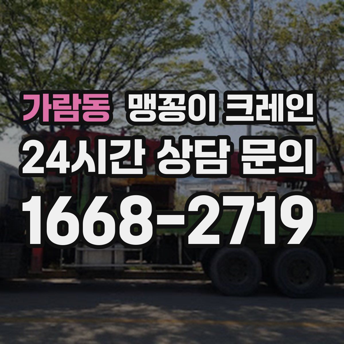 가람동 맹꽁이 크레인