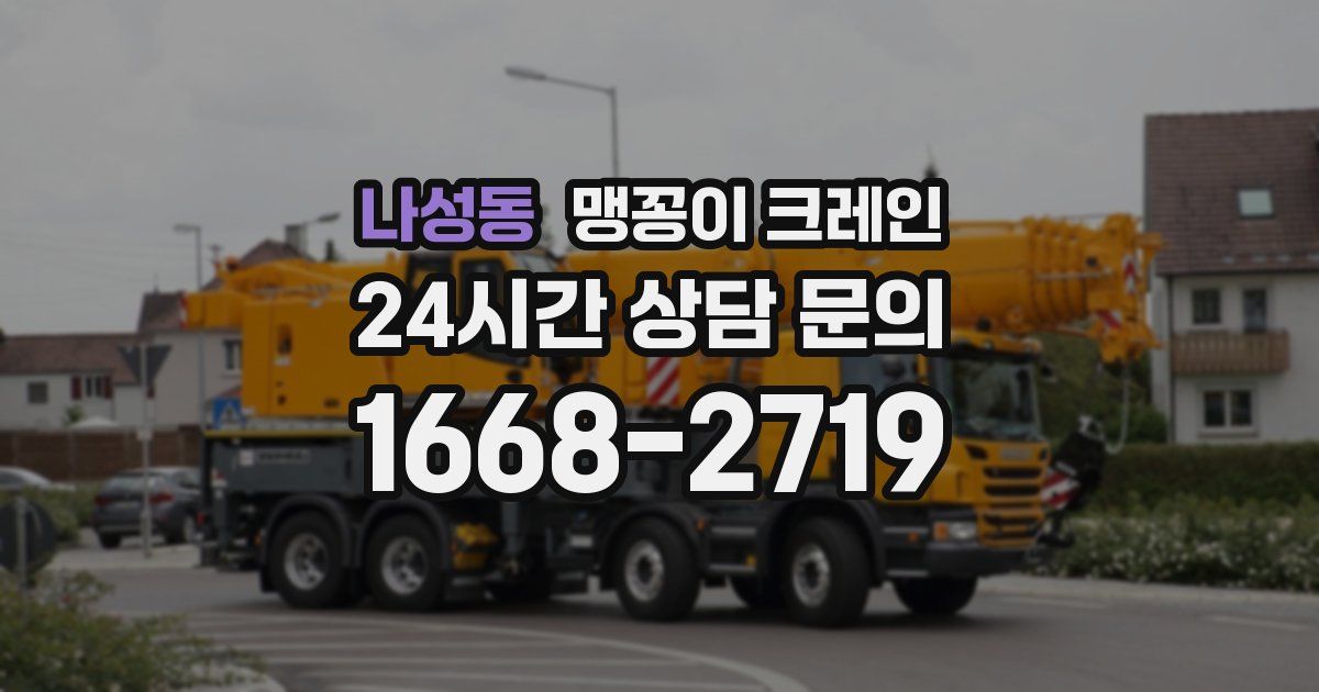나성동 맹꽁이 크레인