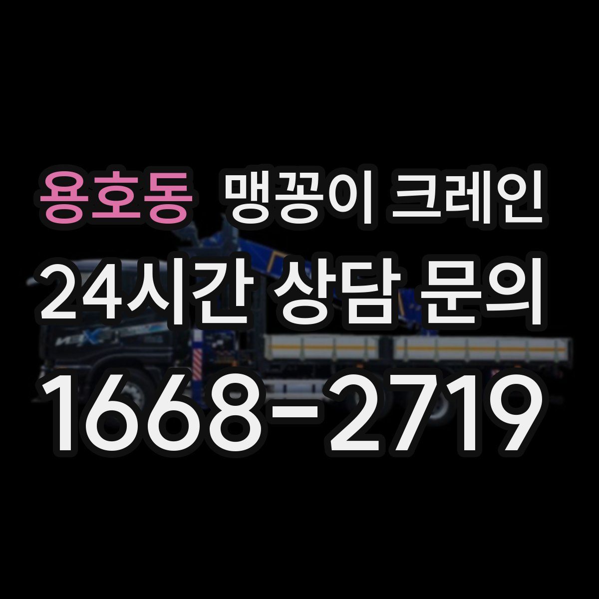 용호동 맹꽁이 크레인